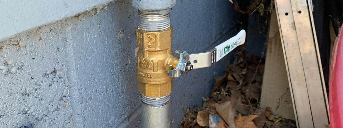 Gas Valve Installation